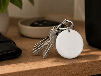 Verk 06388 Bluetooth lokátor klíčů - GPS Key Finder Tag Tracker iOS, bílý
