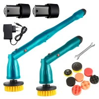 RealG RC-K-2311 Elektrická rotačná čistiaca kefa, napájaná batériou, 300 W, 2 x batéria