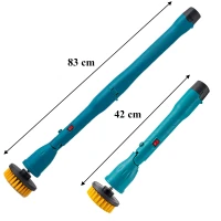 RealG RC-K-2311 Elektrická rotačná čistiaca kefa, napájaná batériou, 300 W, 2 x batéria