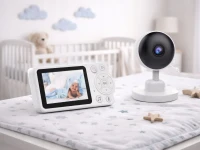 Verk 06389 Bezdrátová elektronická chůvička s kamerou a nočním viděním 2,4 GHz, bílá