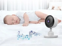 Verk 06389 Bezdrátová elektronická chůvička s kamerou a nočním viděním 2,4 GHz, bílá