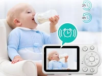 Verk 06389 Bezdrátová elektronická chůvička s kamerou a nočním viděním 2,4 GHz, bílá