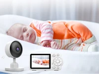 Verk 06389 Bezdrátová elektronická chůvička s kamerou a nočním viděním 2,4 GHz, bílá