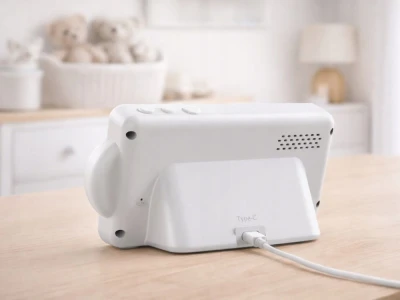 Verk 06389 Bezdrátová elektronická chůvička s kamerou a nočním viděním 2,4 GHz, bílá