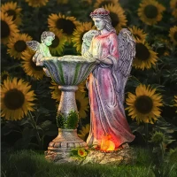 RealG RC-K-2194 Solární LED RGB figurka andílka 