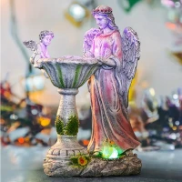RealG RC-K-2194 Solární LED RGB figurka andílka 