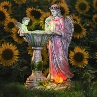 RealG RC-K-2194 Solární LED RGB figurka andílka 