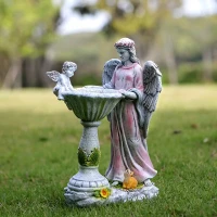 RealG RC-K-2194 Solární LED RGB figurka andílka 