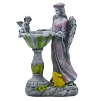 RealG RC-K-2194 Solární LED RGB figurka andílka 