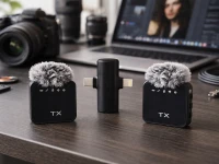 Verk 06390 Bezdrôtový klopový mikrofón, 2 ks, USB-C / Lightning