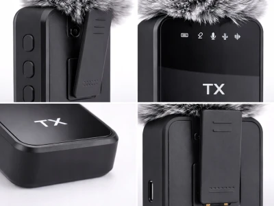 Verk 06390 Bezdrôtový klopový mikrofón, 2 ks, USB-C / Lightning