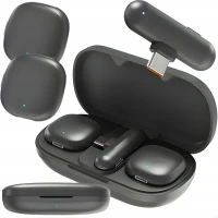 Verk 06391 Bezdrôtový klopový mikrofón (2 ks), pre iPhone, telefón, počítač, USB-C