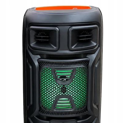 Verk 06402 Bezdrátový Bluetooth reproduktor - přenosný, USB, FM rádio, AUX, karaoke