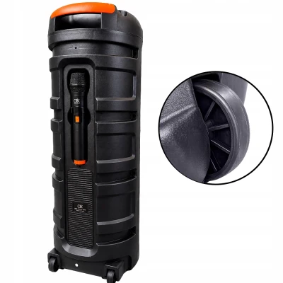 Verk 06403 Bezdrátový Bluetooth reproduktor - přenosný, USB, FM rádio, AUX, karaoke