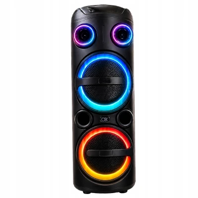 Verk 06403 Bezdrátový Bluetooth reproduktor - přenosný, USB, FM rádio, AUX, karaoke