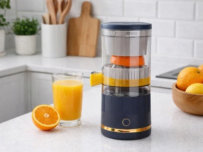 Verk 07367 Elektrický odšťavňovač CitrusFresh Pro, 45W, 500 ml, modrý