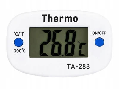 Verk 09241 Digitálny vpichový teplomer TA-288, až 300 °C, biely