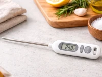 Verk 09240 Digitální kuchyňský vpichový teploměr s LCD displejem (°C/°F)