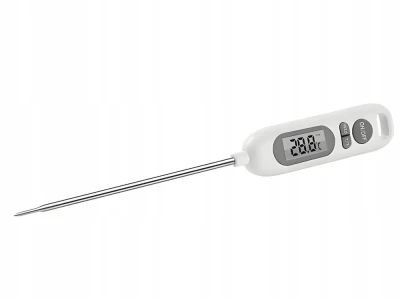 Verk 09240 Digitální kuchyňský vpichový teploměr s LCD displejem (°C/°F)