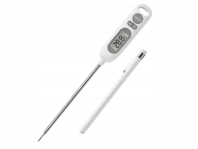 Verk 09240 Digitální kuchyňský vpichový teploměr s LCD displejem (°C/°F)