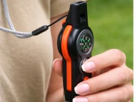 Verk 09228 Multifunkční outdoorová píšťalka s kompasem, LED svítilnou 7 v 1