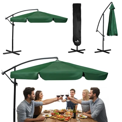 Plonos 488001 Zahradní slunečník skládací 6-segmentový 350 cm s obalem PL-880