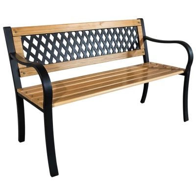 Sofotel 4206 Zahradní lavička s opěradlem Elion 125 x 77 x 49 cm, hnědá