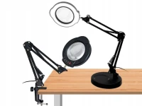 Verk 09220 LED stolní lupa s držákem na stůl, 5 barev světla, 12 W, USB napájení