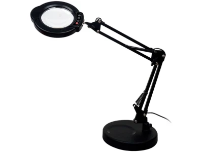 Verk 09220 LED stolní lupa s držákem na stůl, 5 barev světla, 12 W, USB napájení