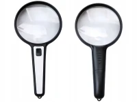 Verk 09219 Lupa s LED osvětlením 10x, 30x, 4x LED, černobílá