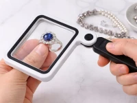 Verk 09216 Multifunkčné zväčšovacie sklo s LED osvetlením 3,5x, 16 LED, 3 x AAA