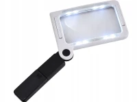 Verk 09216 Multifunkčné zväčšovacie sklo s LED osvetlením 3,5x, 16 LED, 3 x AAA