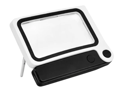 Verk 09216 Multifunkčné zväčšovacie sklo s LED osvetlením 3,5x, 16 LED, 3 x AAA