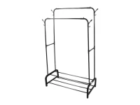 Verk 27521 Univerzálny stojan na oblečenie a obuv 160 x 97 cm, čierny