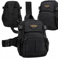 Verk 27788 Multifunkční crossbody taška přes rameno, 32 cm, černá