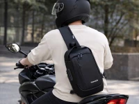 Verk 27789 Multifunkční crossbody taška přes rameno s bezpečnostním kódem, černá