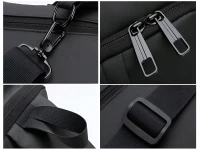 Verk 27789 Multifunkční crossbody taška přes rameno s bezpečnostním kódem, černá