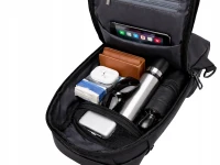 Verk 27789 Multifunkční crossbody taška přes rameno s bezpečnostním kódem, černá
