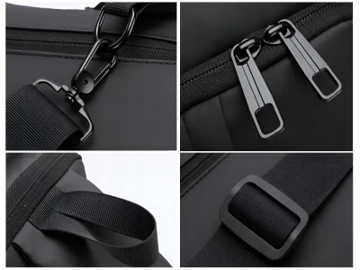 Verk 27789 Multifunkční crossbody taška přes rameno s bezpečnostním kódem, černá