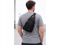 Verk 27790 Sportovní crossbody batoh SPORT, přes jedno rameno, černý