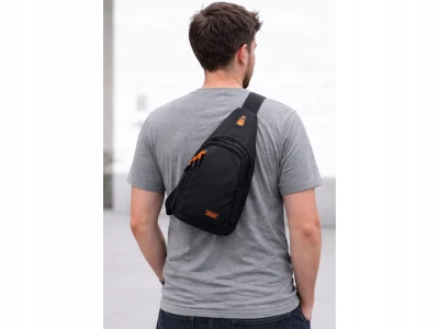 Verk 27790 Sportovní crossbody batoh SPORT, přes jedno rameno, černý