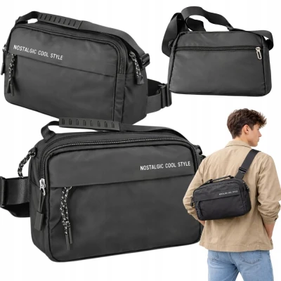 Verk 27792 Multifunkčná taška cez rameno 30 x 9 x 21 cm, čierna