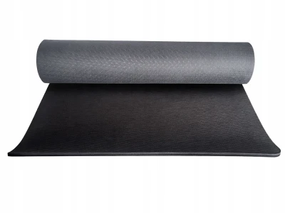 Verk 14660 Fitness podložka na cvičení Yoga Mat 183 x 60 x 0,6 cm, černá