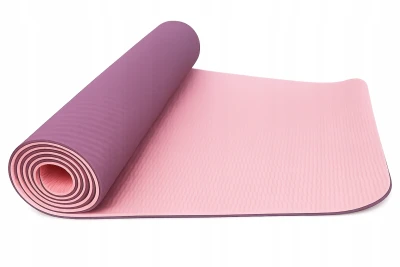 Verk 14660 Cvičebná podložka na fitness Podložka na jógu 183 x 60 x 0,6 cm, fialová
