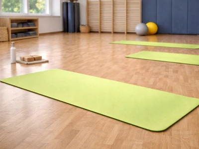 Verk 14660 Cvičebná podložka na fitness Joga podložka 183 x 60 x 0,6 cm, zelená