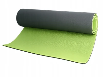 Verk 14660 Cvičebná podložka na fitness Joga podložka 183 x 60 x 0,6 cm, zelená