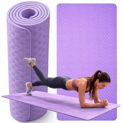 Verk 14663 Cvičebná podložka Yoga Mat 190 x 90 x 1 cm, fialová