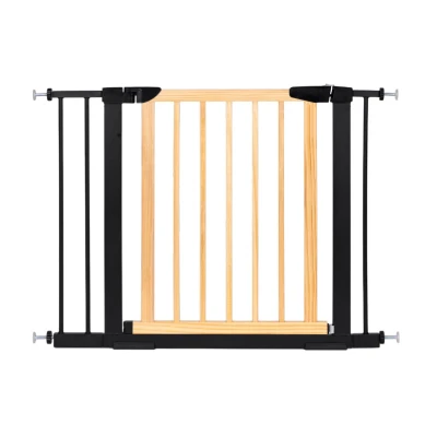 ECOTOYS SF-011-BC Bezpečnostní zábrana na schody a dveře 74-100 cm, kov a dřevo
