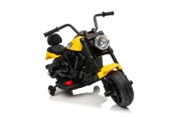 Ramiz PA.XMX-659.ZOL Dětská elektrická motorka 30 W, 6V4.5Ah, LED světlo, melodie, boční kolečka, žlutá