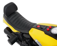Ramiz PA.XMX-659.ZOL Dětská elektrická motorka 30 W, 6V4.5Ah, LED světlo, melodie, boční kolečka, žlutá